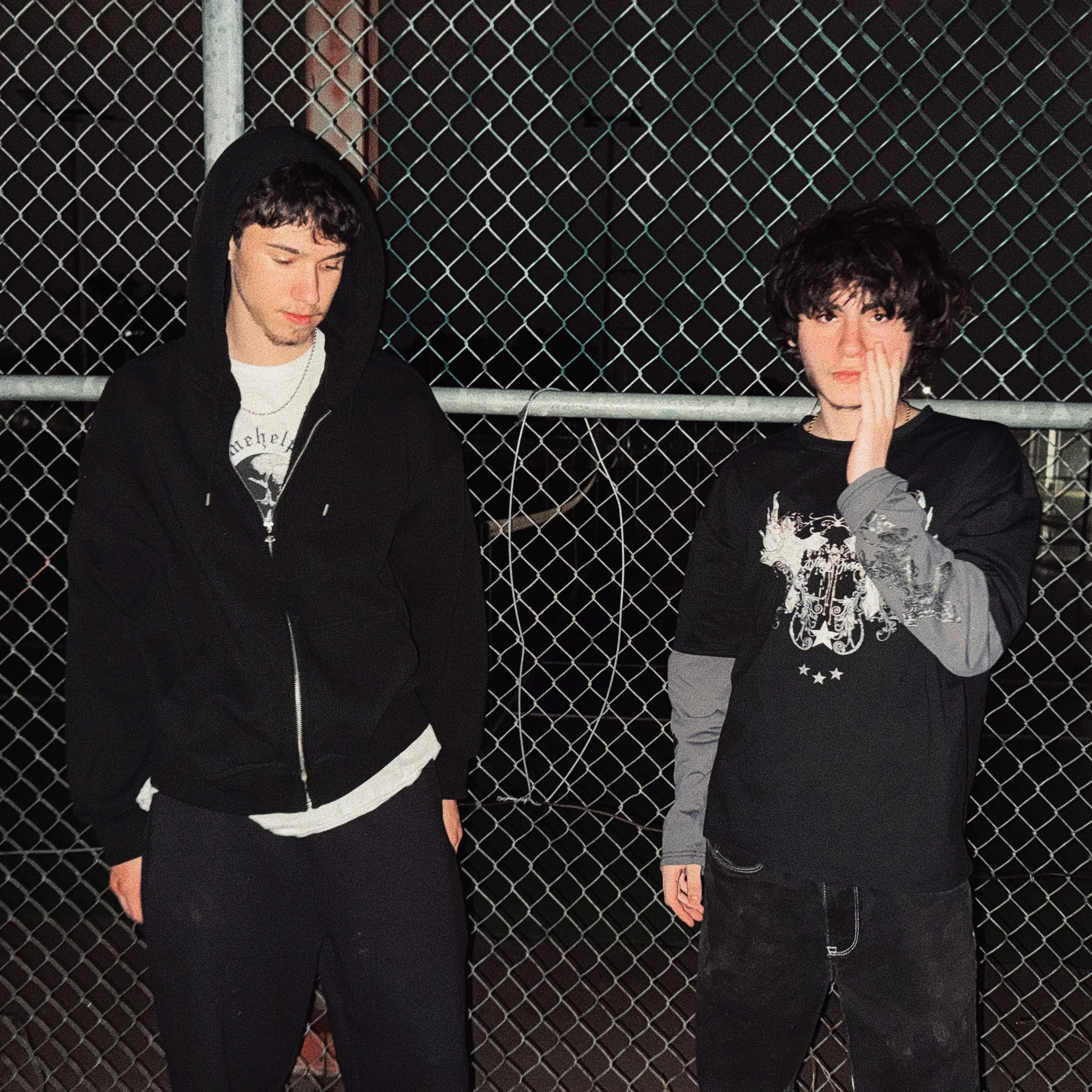 dontcallkody and zardex together in an outdoor artist portrait