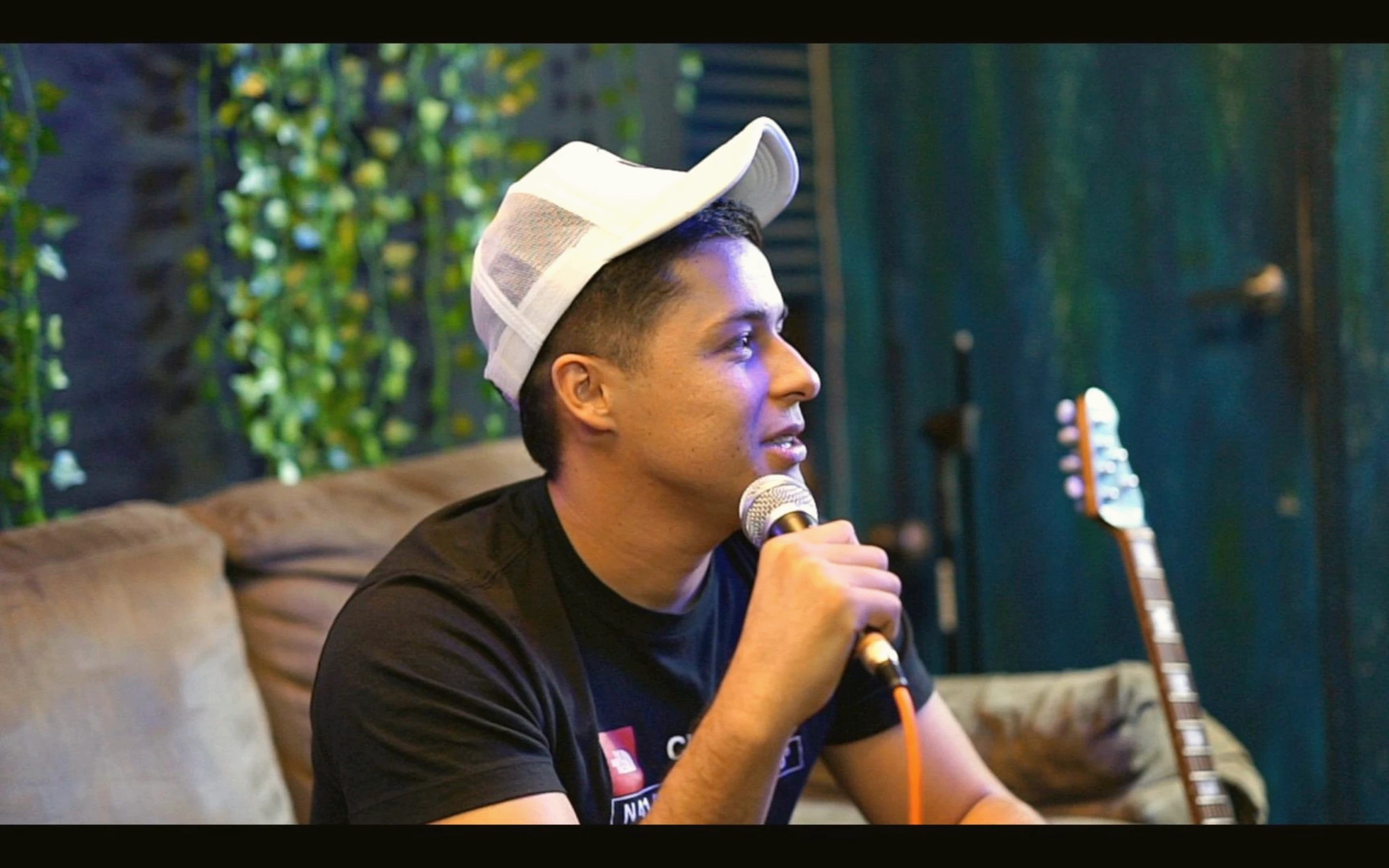 Artist interview in Studio A