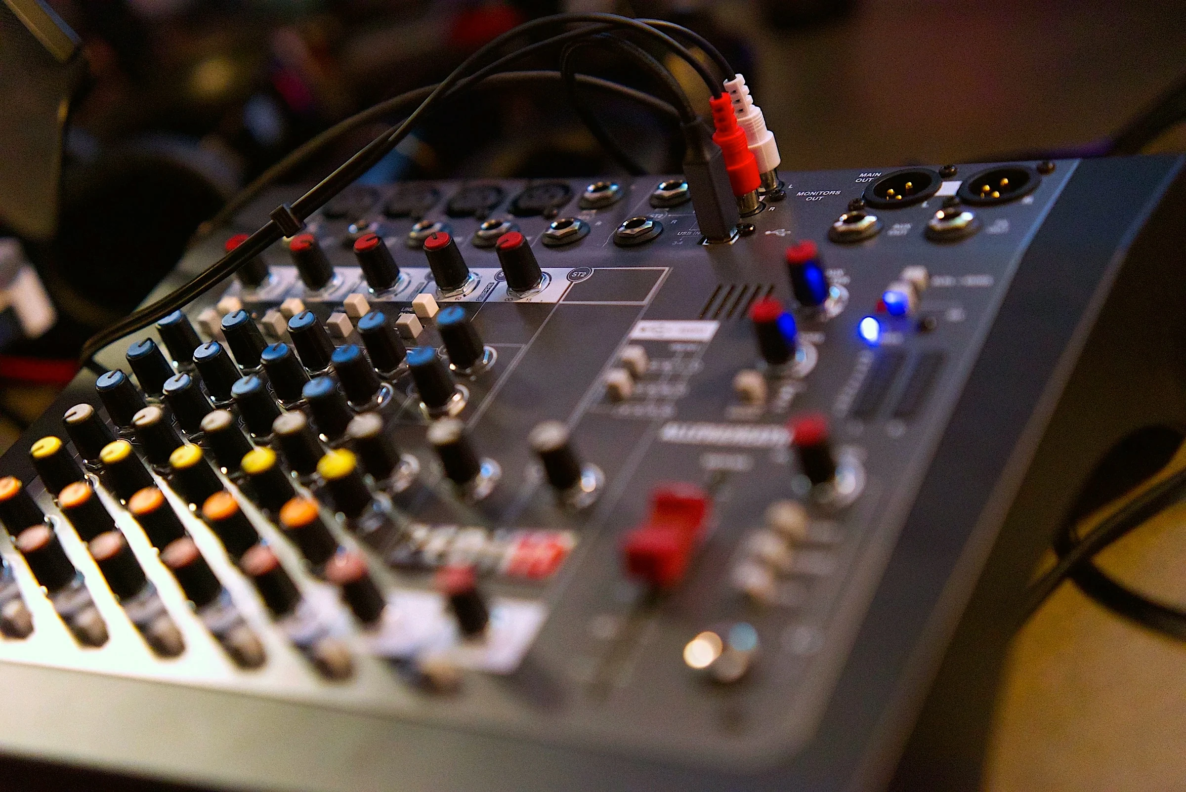 Studio B mixing console at Checkmark Audio